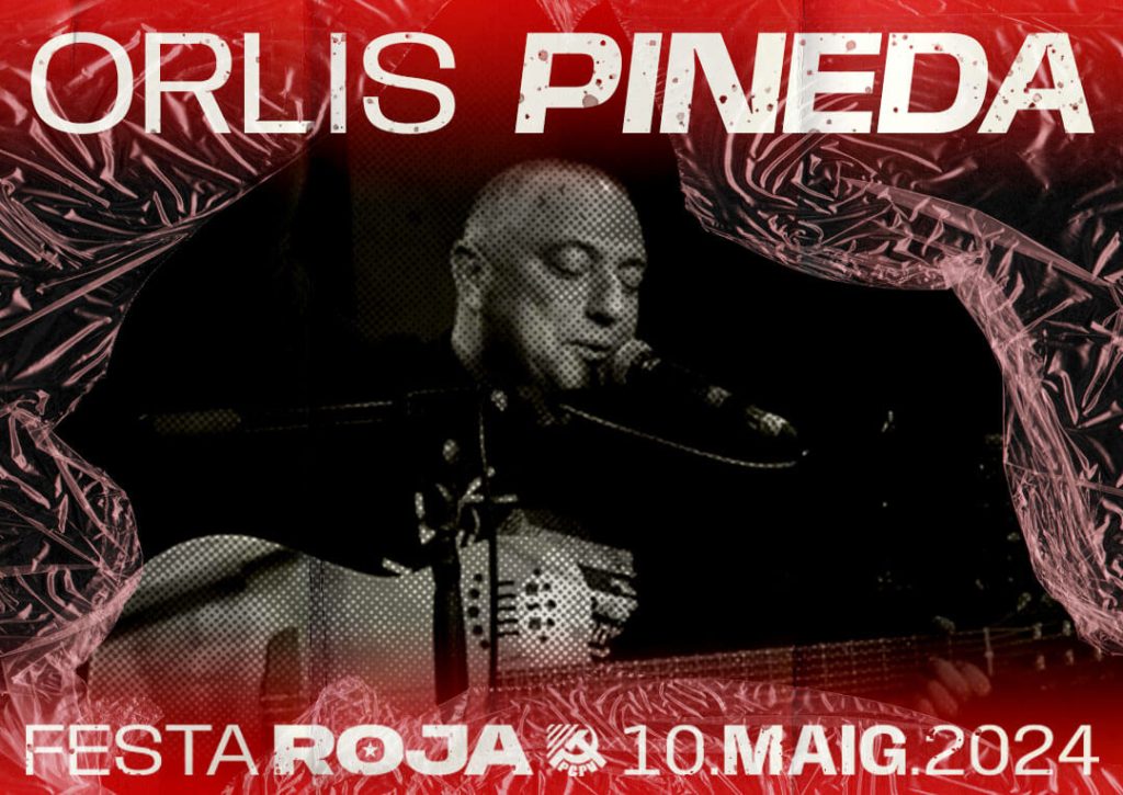 Cartel del cantautor cubano Orlis Pineda en la Festa 2024